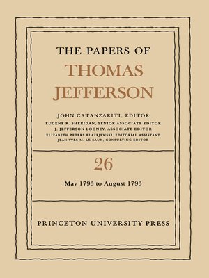 cover image of The Papers of Thomas Jefferson, Volume 26
